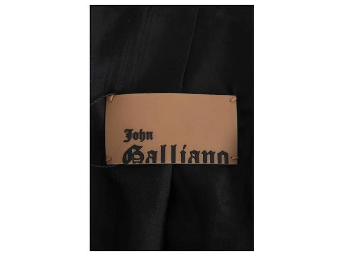 John Galliano Lederjacke Schwarz - Ansicht 5