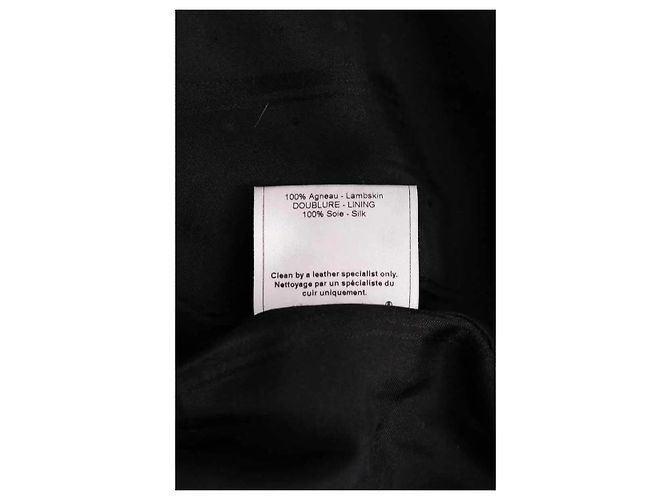 John Galliano Lederjacke Schwarz - Ansicht 6