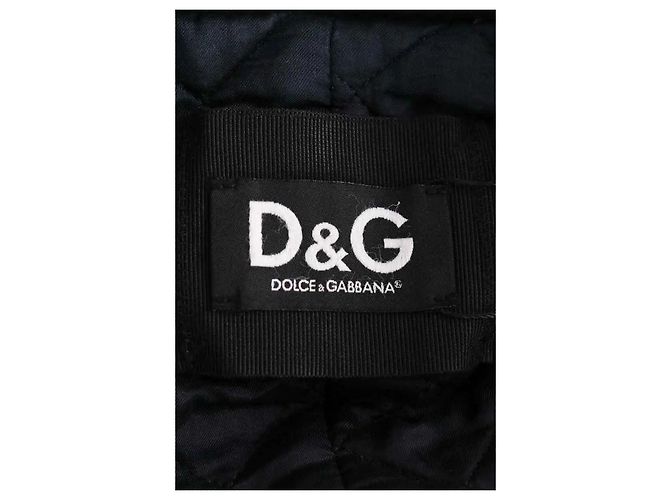 Manteau en laine noir Dolce & Gabbana Homme - vue 5