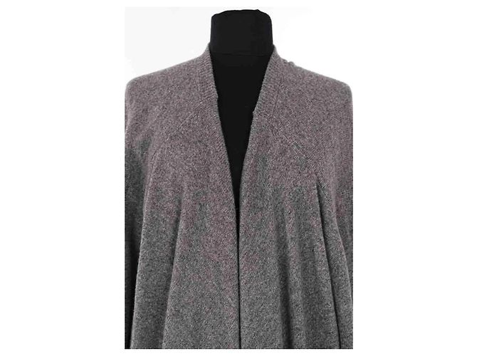 Yohji Yamamoto Cardigan aus Wolle Grau - Ansicht 2
