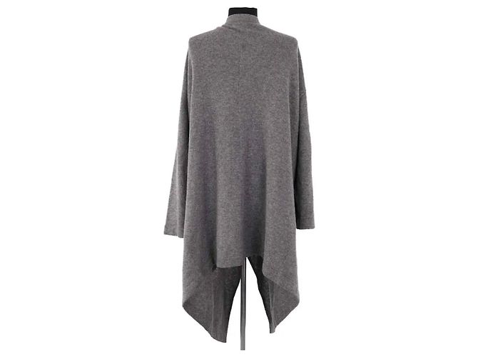 Yohji Yamamoto Cardigan aus Wolle Grau - Ansicht 4