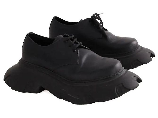 Autre Marque Scarpe stringate PHILEO Comme des garcons in pelle nera Nero - vista 3