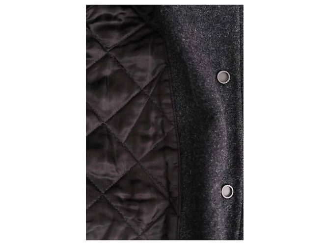 Louis Vuitton Jacke aus Wolle Anthrazit Anthrazitgrau - Ansicht 6