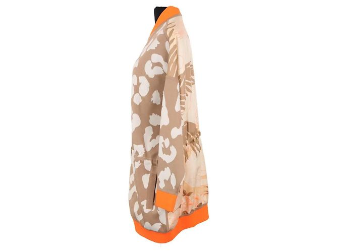 Hermès Weste aus Seide Camel Kamel - Ansicht 3