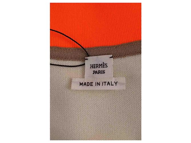 Hermès Weste aus Seide Camel Kamel - Ansicht 5
