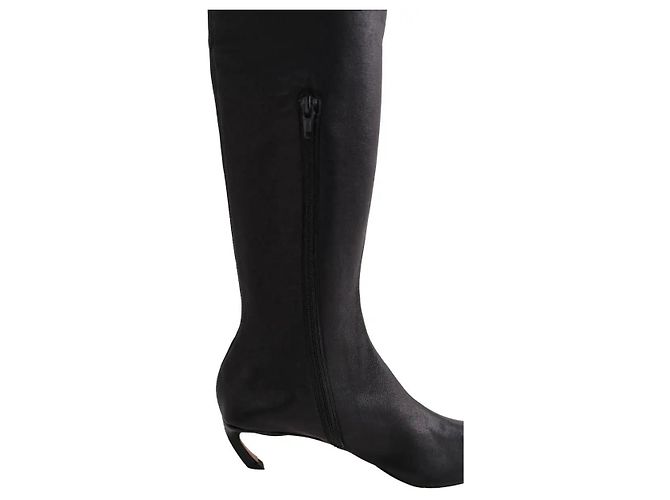 Botas Lanvin de couro preto - vista 3