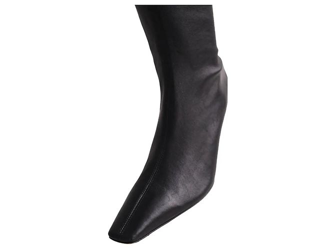Botas Lanvin de couro preto - vista 4