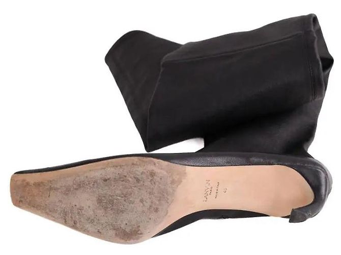 Botas Lanvin de couro preto - vista 5