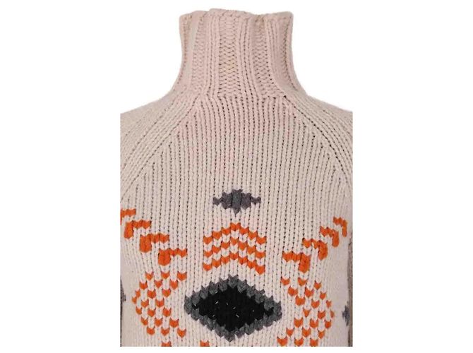 Paco Rabanne Wollpullover ecru Roh - Ansicht 2