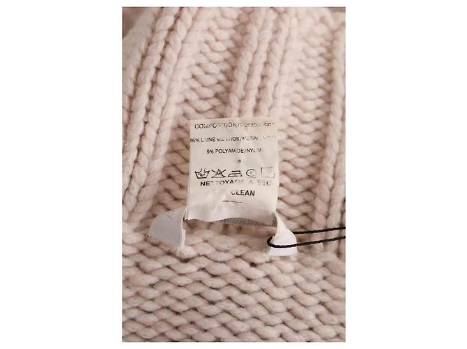 Paco Rabanne Wollpullover ecru Roh - Ansicht 6