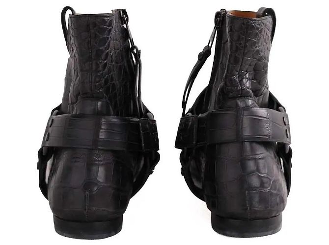 Louis Vuitton Lederstiefel Schwarz - Ansicht 2