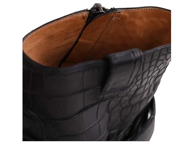 Louis Vuitton Lederstiefel Schwarz - Ansicht 5