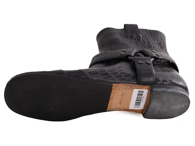 Louis Vuitton Lederstiefel Schwarz - Ansicht 6