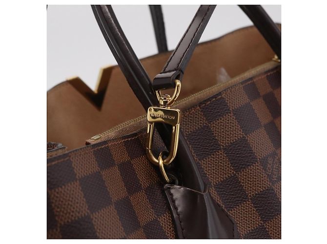 LOUIS VUITTON Damier Ebene Kensington Hand Bag N41435 LV Auth BA15892V - vista 17