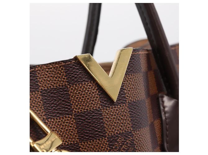 LOUIS VUITTON Damier Ebene Kensington Hand Bag N41435 LV Auth BA15892V - vista 18