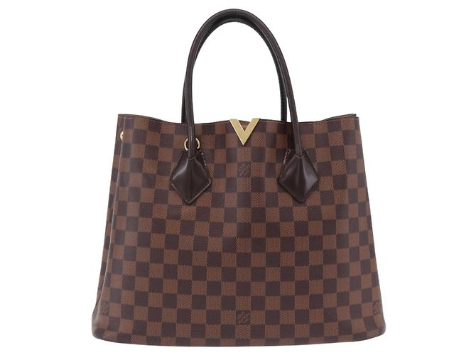 LOUIS VUITTON Damier Ebene Kensington Hand Bag N41435 LV Auth BA15892V - vista 2