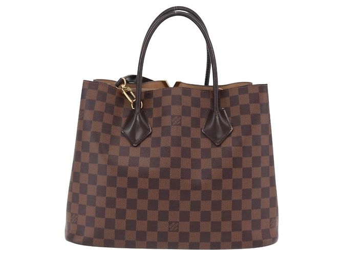LOUIS VUITTON Damier Ebene Kensington Hand Bag N41435 LV Auth BA15892V - vista 3