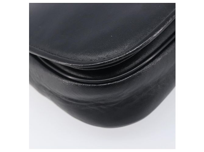 Borsa a tracolla GIVENCHY in pelle nera e oro Auth 208740 Nero D'oro - vista 13