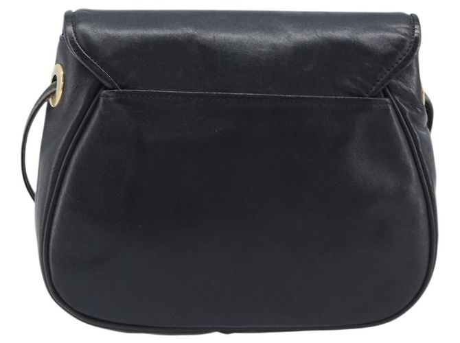 Borsa a tracolla GIVENCHY in pelle nera e oro Auth 208740 Nero D'oro - vista 3