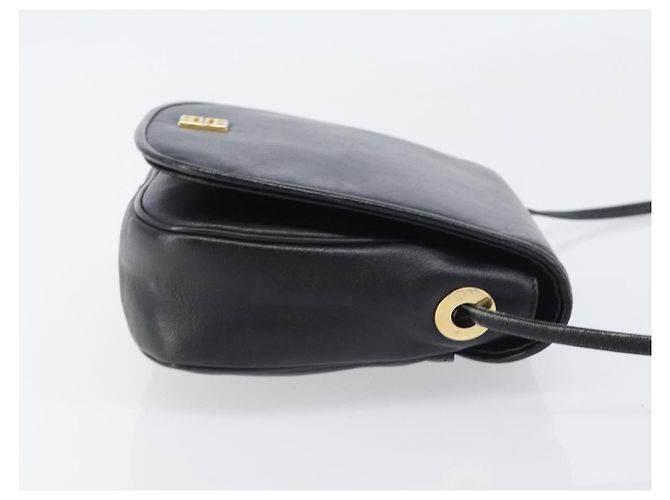 Borsa a tracolla GIVENCHY in pelle nera e oro Auth 208740 Nero D'oro - vista 4