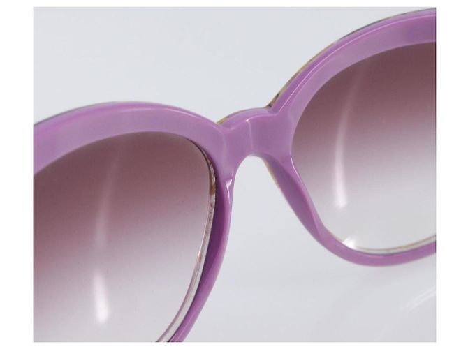 Gafas de sol Dolce & Gabbana Plastic Purple Gold Auth BA16473V Dorado Púrpura - vista 12