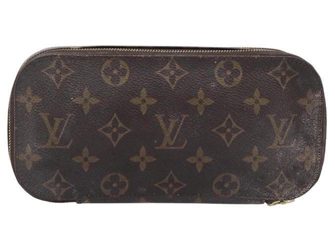 LOUIS VUITTON Monogram Trousse Brush MG Cosmetic Pouch M47505 LV Auth 208767 - vista 3