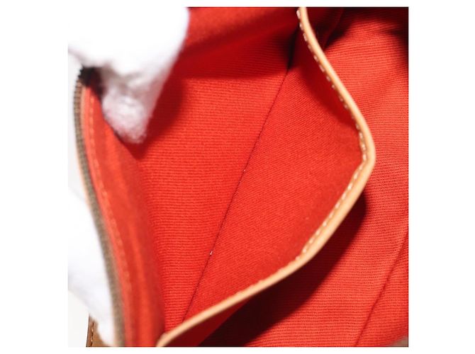 16 Céline Borsa a mano CELINE C Macadam Suede Orange Tono Oro Auth 208638V Arancione - vista 20
