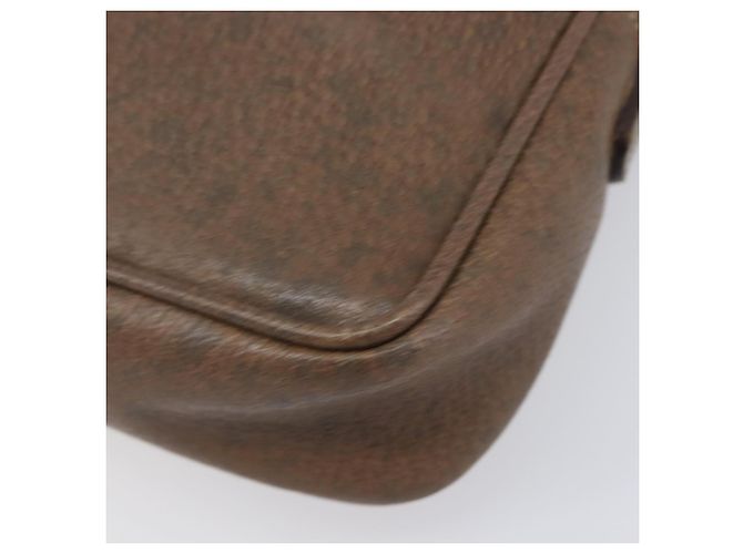 Borsa a tracolla GUCCI in pelle marrone e oro autentica ep16333 D'oro - vista 11
