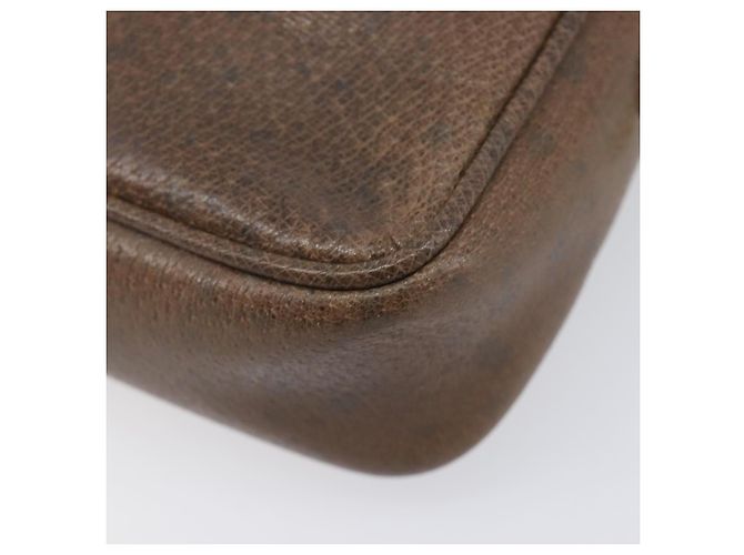 Borsa a tracolla GUCCI in pelle marrone e oro autentica ep16333 D'oro - vista 13