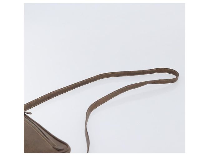 Borsa a tracolla GUCCI in pelle marrone e oro autentica ep16333 D'oro - vista 8