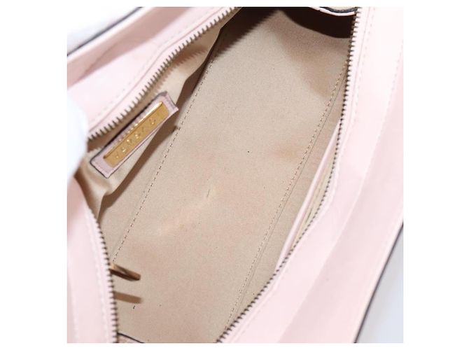 VERSACE Chain Tote Bag Leder Pink Gold Auth 207875M Golden - Ansicht 11