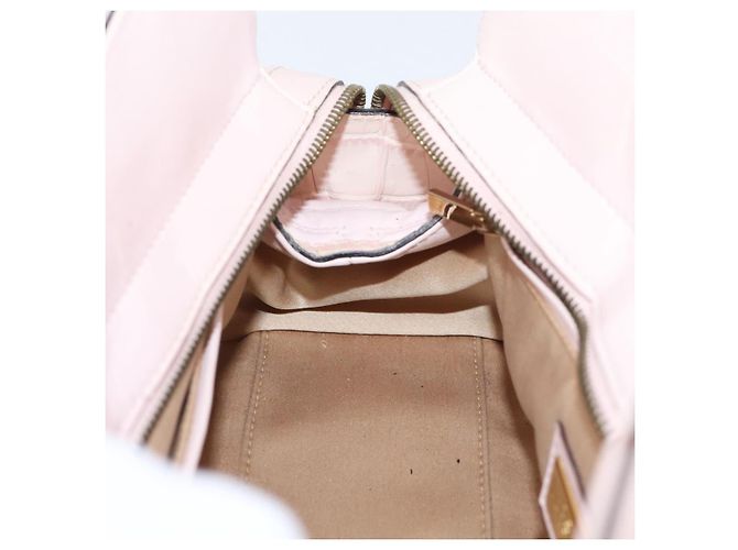 VERSACE Chain Tote Bag Leder Pink Gold Auth 207875M Golden - Ansicht 21