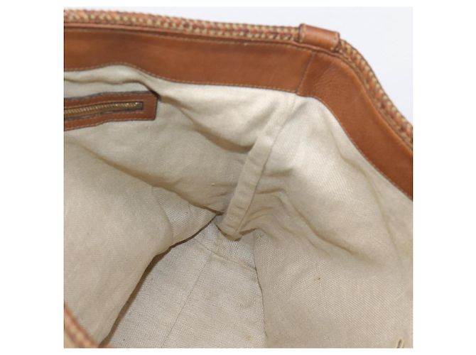 Borsa Tote GUCCI GG Canvas Beige Gold 257031 Auth ep16406 D'oro - vista 17