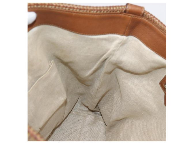 Borsa Tote GUCCI GG Canvas Beige Gold 257031 Auth ep16406 D'oro - vista 18