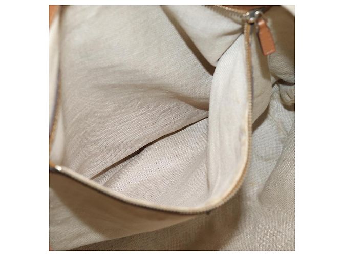 Borsa Tote GUCCI GG Canvas Beige Gold 257031 Auth ep16406 D'oro - vista 20