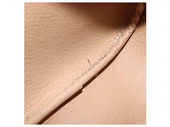 Borsa a tracolla ovale Christian Dior Trotter Canvas PVC Beige Gold Auth ki6915A - vista 29