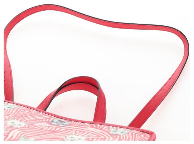 GUCCI x Higuchi Yuuko Handtasche PVC 2way Rot 630542 Auth 167781SM - Ansicht 10
