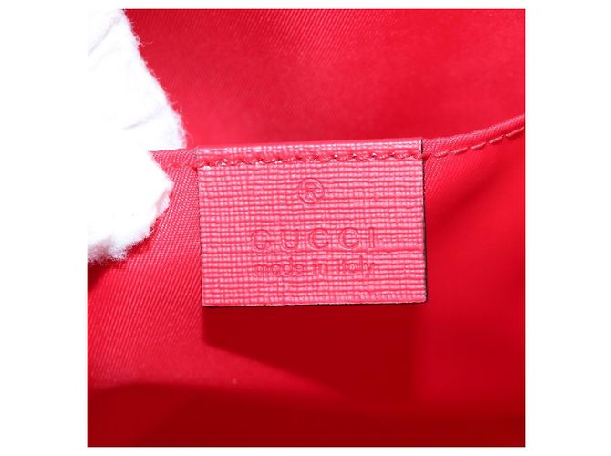 GUCCI x Higuchi Yuuko Handtasche PVC 2way Rot 630542 Auth 167781SM - Ansicht 17