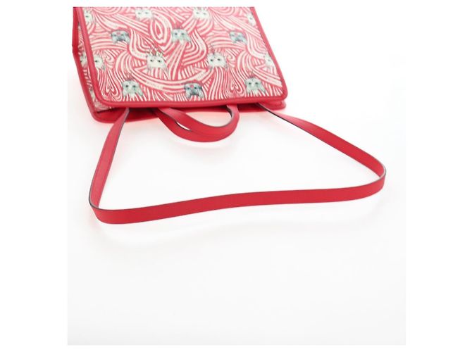GUCCI x Higuchi Yuuko Handtasche PVC 2way Rot 630542 Auth 167781SM - Ansicht 9