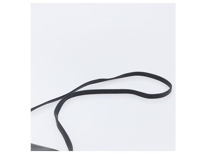 Céline Bolsa de ombro bucket CELINE Sangle em couro preto e dourado Auth ep16425 - vista 8