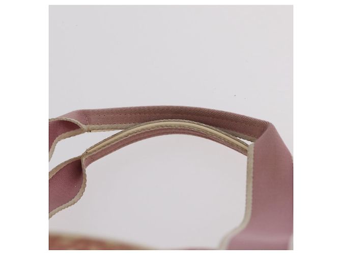 Borsa a mano Christian Dior Trotter PVC Rosa Argento Auth mr2982 - vista 11