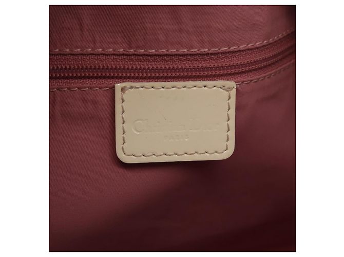 Borsa a mano Christian Dior Trotter PVC Rosa Argento Auth mr2982 - vista 21