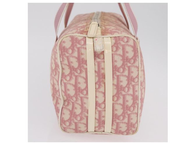 Borsa a mano Christian Dior Trotter PVC Rosa Argento Auth mr2982 - vista 7