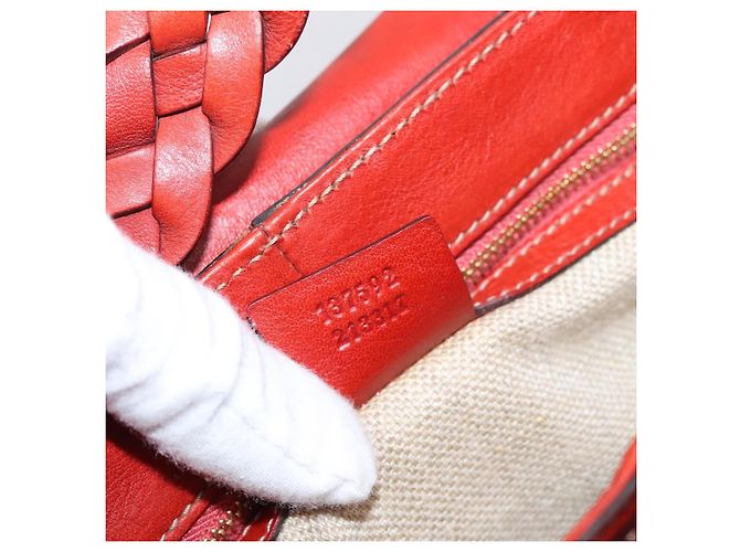 Borsa a tracolla GUCCI Horsebit Canvas Ivory Gold 137592 Auth BA15852A - vista 23