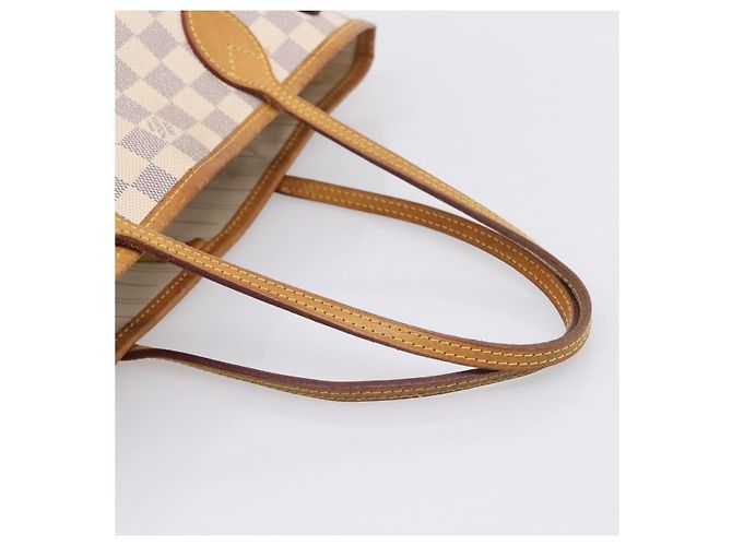 Borsa Tote LOUIS VUITTON Damier Azur Neverfull PM N41362 LV Auth 207748A - vista 7