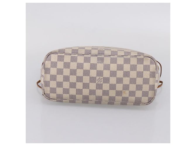 Borsa Tote LOUIS VUITTON Damier Azur Neverfull PM N41362 LV Auth 207748A - vista 9
