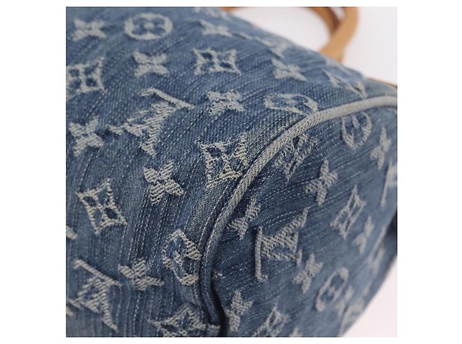 LOUIS VUITTON Monogram Denim Neo Speedy Hand Bag Blue M95019 LV Auth yk20976V - vista 15