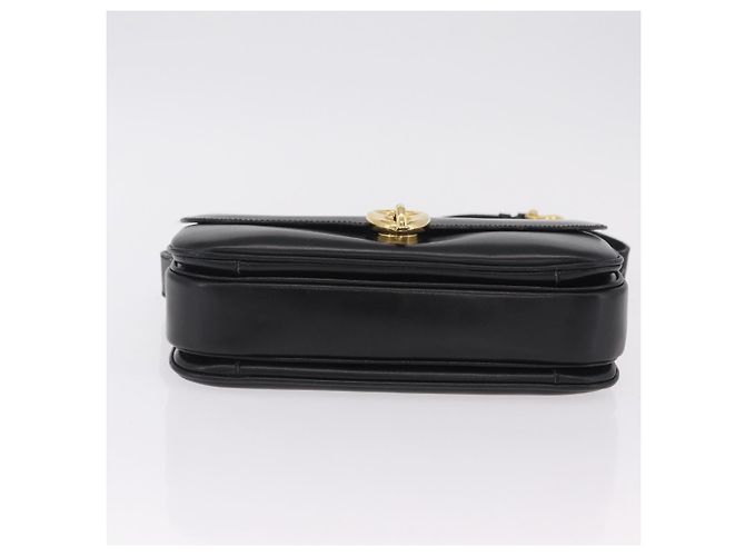 Céline Borsa a tracolla CELINE in pelle nera e oro Auth ep16020A Nero D'oro - vista 14