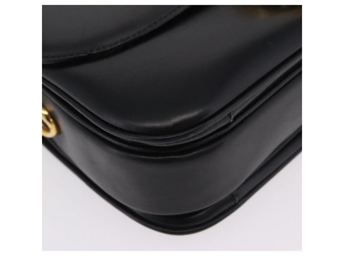 Céline Borsa a tracolla CELINE in pelle nera e oro Auth ep16020A Nero D'oro - vista 15