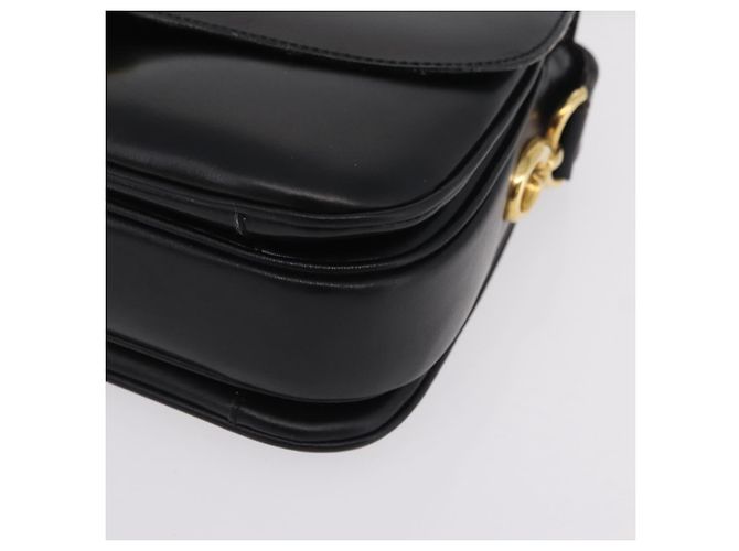 Céline Borsa a tracolla CELINE in pelle nera e oro Auth ep16020A Nero D'oro - vista 16